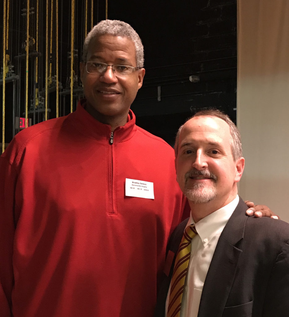 William with Brad Sellers, Mayor of Warrensville Heights