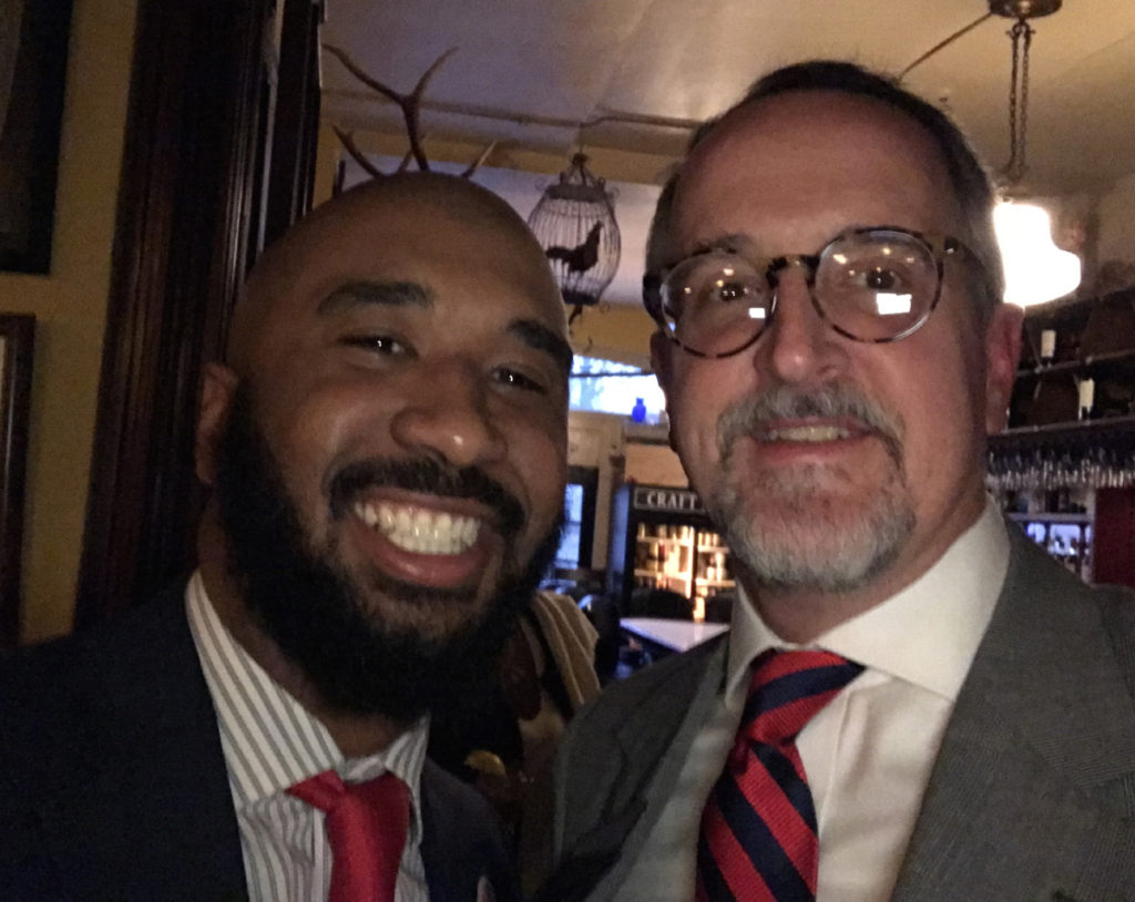 William with Michael Houser, Cuyahoga County Council member