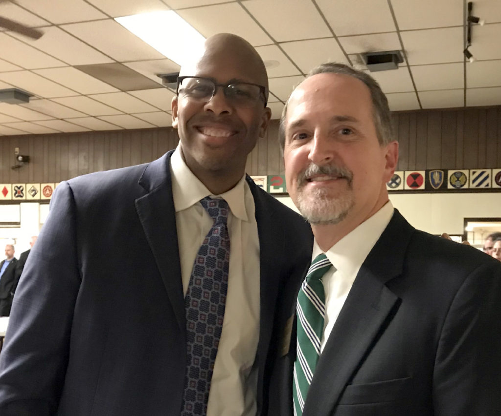 William with Rob Richardson, candidate for Ohio Treasurer